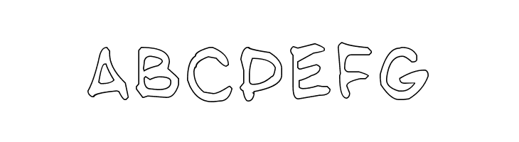 NipCen's Handwriting Outline  Free Fonts Download