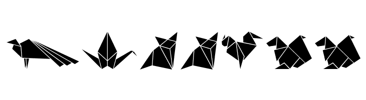 OrigamiBats  Free Fonts Download