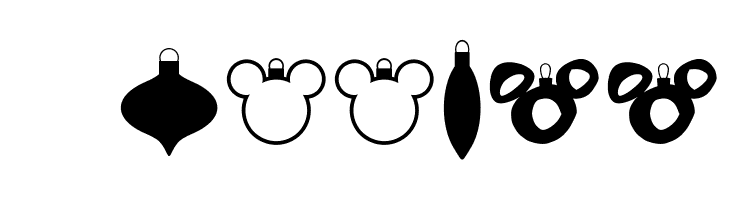 Christmas Mouse  Free Fonts Download