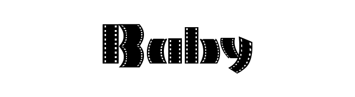 Movie Filmstrip  Free Fonts Download