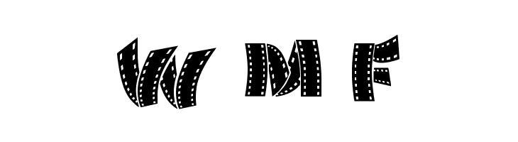 Movie Filmstrip  Free Fonts Download
