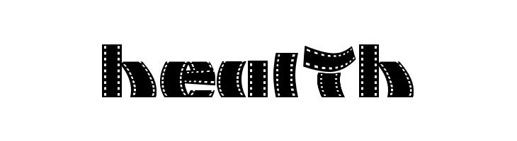 Movie Filmstrip  Free Fonts Download