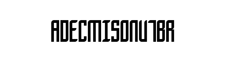 SF Piezolectric Condensed  Free Fonts Download