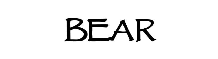 BEAR VTCGoblinHandBold Font