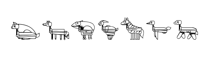 FREAK ANIMALS  Free Fonts Download