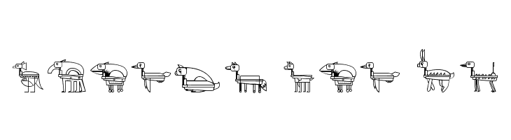 FREAK ANIMALS  Free Fonts Download