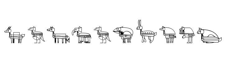 FREAK ANIMALS  Free Fonts Download