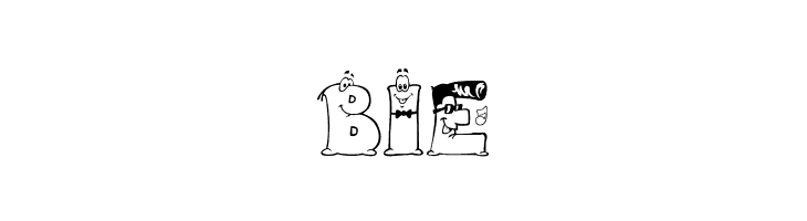 LMS Letterbat Friends  Free Fonts Download