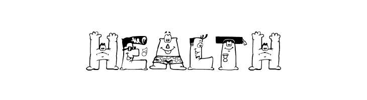 LMS Letterbat Friends  Free Fonts Download