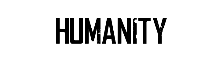 HUMANITY Rocketship Town Font