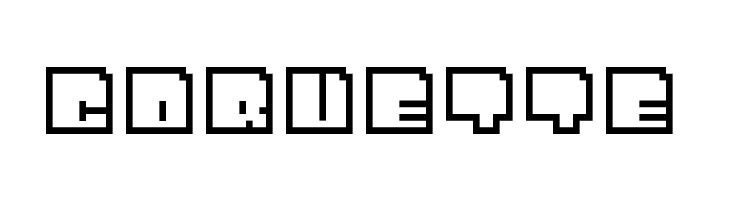Bit Outline Regular  Free Fonts Download