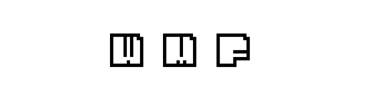 Bit Outline Regular  Free Fonts Download