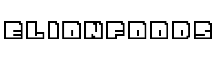Bit Outline Regular  Free Fonts Download