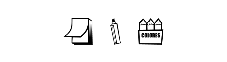 dibujos en linea  Free Fonts Download