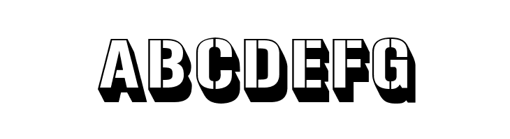 Gunplay3D-Regular  Free Fonts Download