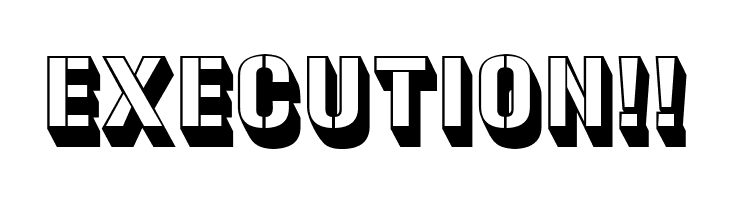 Gunplay3D-Regular  Free Fonts Download