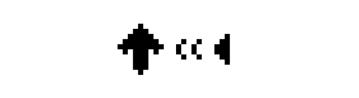 PixArrows  Free Fonts Download