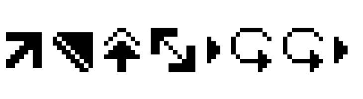 PixArrows  Free Fonts Download