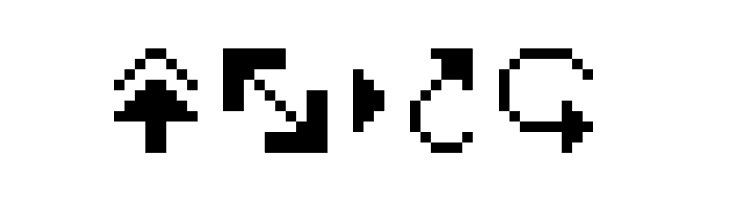 PixArrows  Free Fonts Download