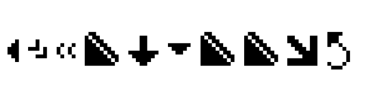 PixArrows  Free Fonts Download