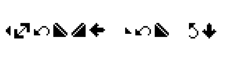 PixArrows  Free Fonts Download