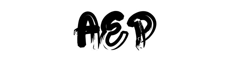 Touching Letters / RafaelTakeo  Free Fonts Download