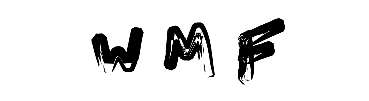 Touching Letters / RafaelTakeo  Free Fonts Download