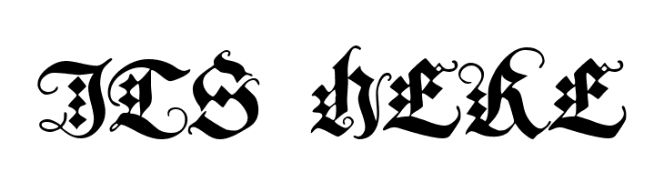 JGJ D&uuml;rer Gothic  Free Fonts Download