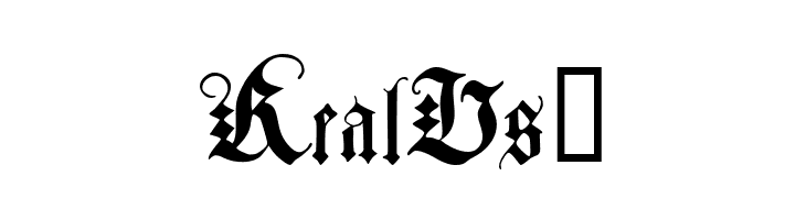 JGJ D&uuml;rer Gothic  Free Fonts Download