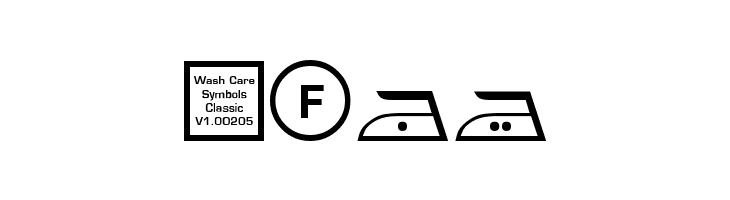 Wash Care Symbols Classic M54  Free Fonts Download