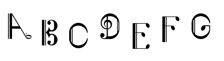 Musiker single  Free Fonts Download