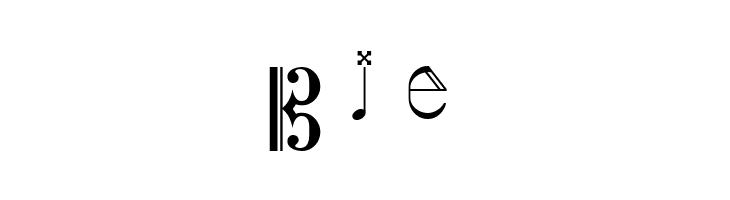 Musiker single  Free Fonts Download