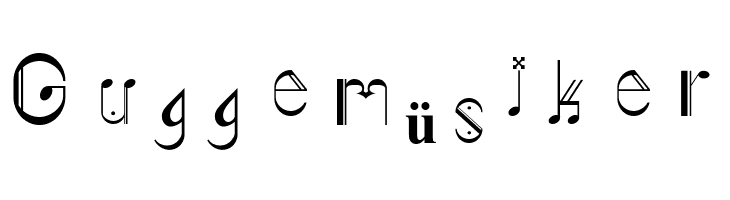 Musiker single  Free Fonts Download