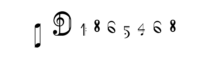 Musiker single  Free Fonts Download