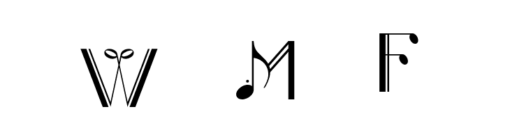Musiker single  Free Fonts Download
