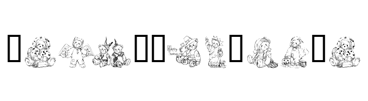 KR Holiday Teddies  Free Fonts Download