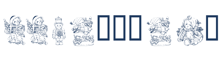 KR Holiday Teddies Two font — Lorem ipsum body text preview