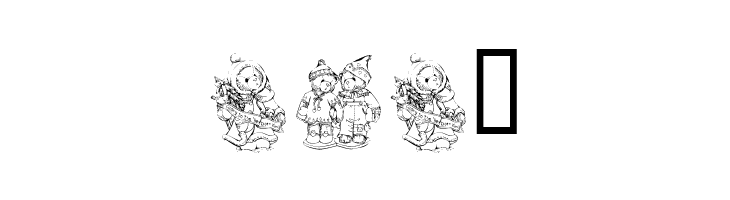 KR Holiday Teddies Two  Free Fonts Download