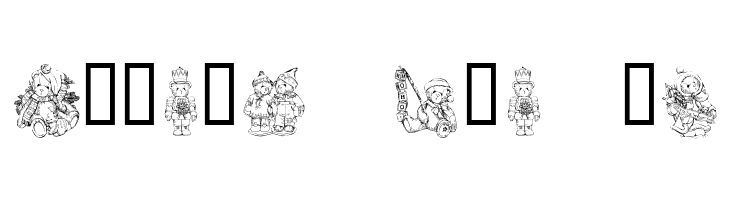 KR Holiday Teddies Two  Free Fonts Download