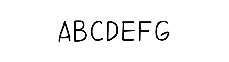 ABCDEFG NipCen's Print Unicode Font