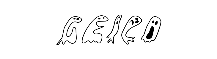 GroovyGhosties-Regular  Free Fonts Download