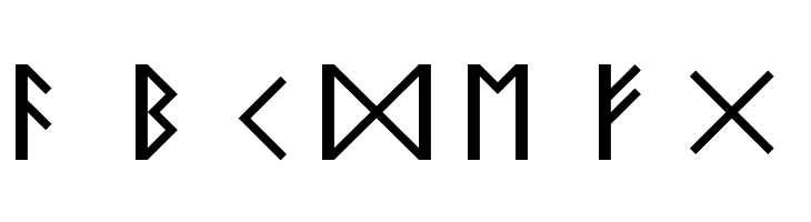Elder Futhark Regular  Free Fonts Download