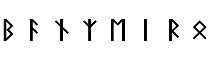 Elder Futhark Regular  Free Fonts Download