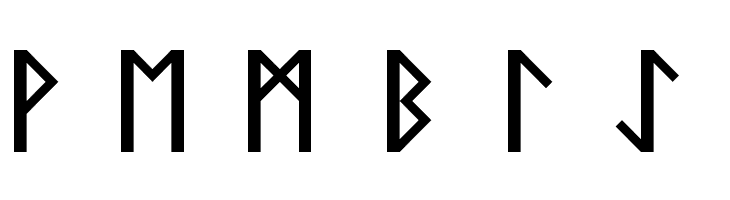 Elder Futhark Regular  Free Fonts Download