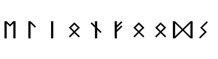 Elder Futhark Regular  Free Fonts Download