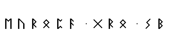 Elder Futhark Regular  Free Fonts Download