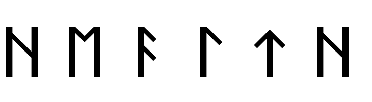 Elder Futhark Regular  Free Fonts Download