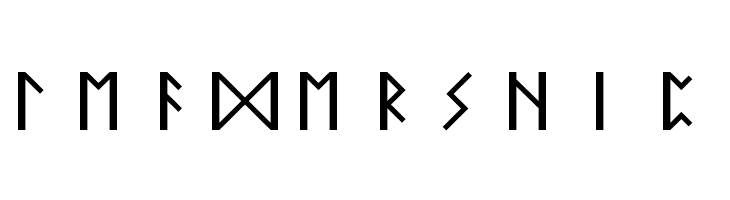 Elder Futhark Regular  Free Fonts Download