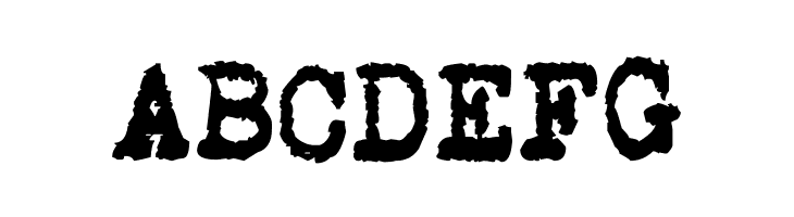 L.C. Smith 5 typewriter  Free Fonts Download