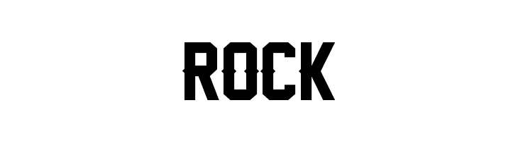 ROCK Legend M54 Font